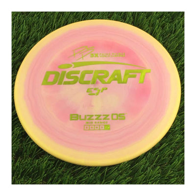 Discraft ESP BuzzzOS with PP 29190 5X Paige Pierce World Champion Stamp - 174g - Solid Orangish Pink