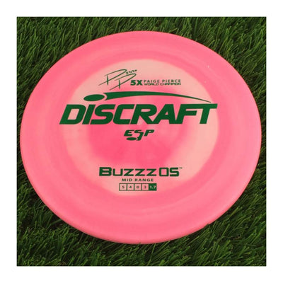 Discraft ESP BuzzzOS with PP 29190 5X Paige Pierce World Champion Stamp - 177g - Solid Pink