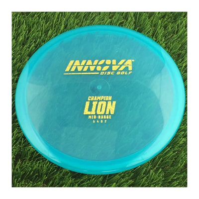 Innova Champion Lion with Burst Logo Stock Stamp - 176g - Translucent Blue