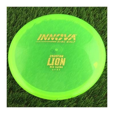 Innova Champion Lion with Burst Logo Stock Stamp - 180g - Translucent Neon Yellow