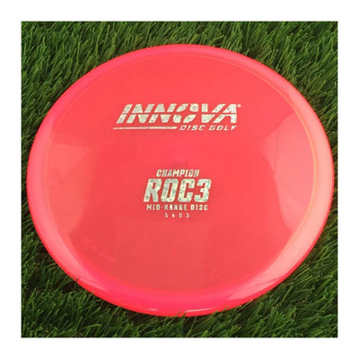 Innova Champion Roc3 with Burst Logo Stock Stamp - 173g - Translucent Pink