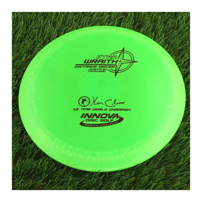 Innova Star Wraith with Ken Climo 12 Time World Champion Signature Stamp - 136g - Solid Green