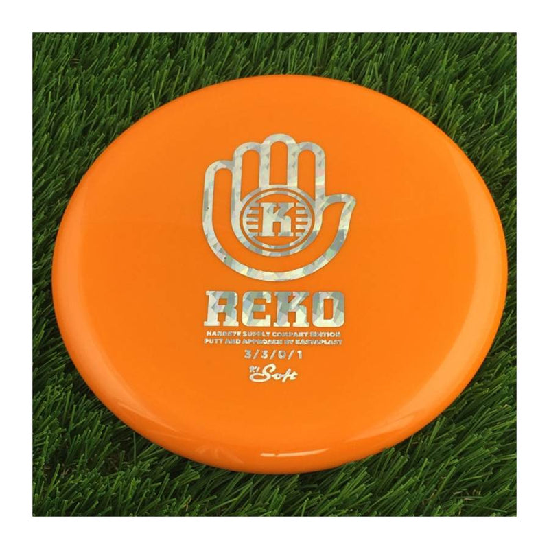 Kastaplast K1 Soft Reko with HSCO Kastaplast First Collab Stamp - 174g - Solid Orange