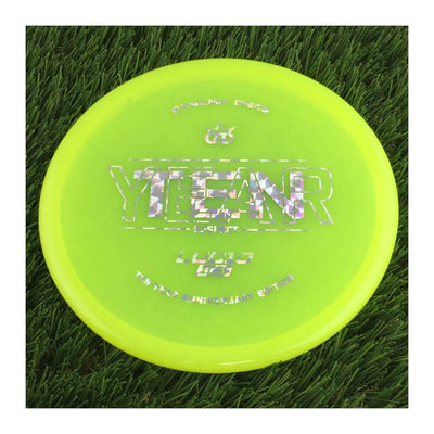 Dynamic Discs Lucid Ice Suspect with Ten Year Overlap Anniversary Edition Stamp - 174g - Translucent Yellow