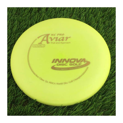 Innova Pro KC Aviar with Ken Climo 12x PDGA World Disc Golf Champion Stamp - 164g - Solid Pale Yellow