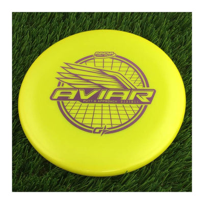 Innova Gstar Aviar Putter with Stock Character Stamp - 167g - Solid Yellow