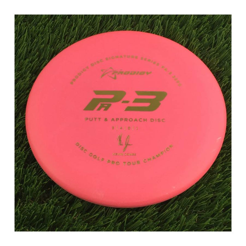 Prodigy 350G PA-3 with 2022 Signature Series Kevin Jones - Disc Golf Pro Tour Champion Stamp - 173g - Solid Pink