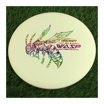 Discraft Crazy Tuff (CT) Blend Wasp with 2023 Ledgestone Edition - Wave 3 Stamp - 176g - Solid White