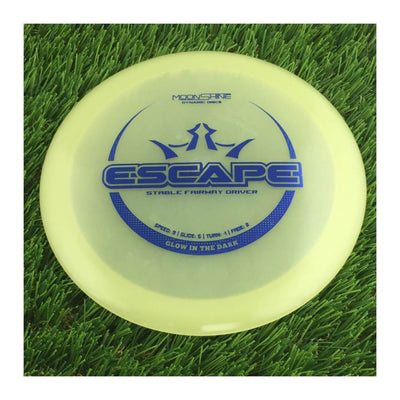 Dynamic Discs Lucid Moonshine Glow Escape with Glow in the Dark Stamp - 175g - Translucent Glow