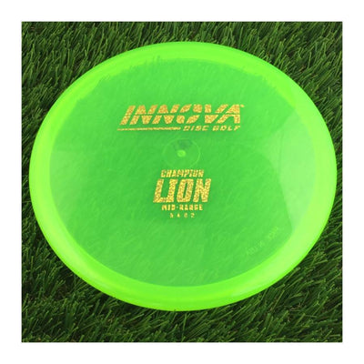 Innova Champion Lion with Burst Logo Stock Stamp - 180g - Translucent Neon Yellow
