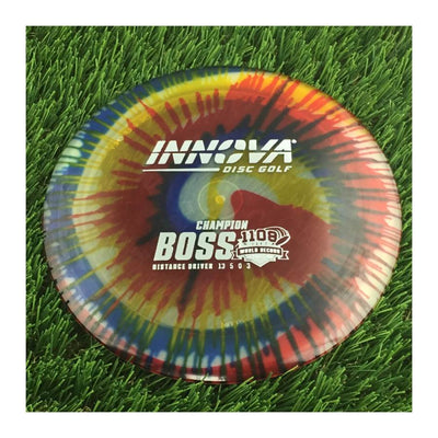 Innova Champion I-Dye Boss with 1108 Feet World Record Distance Model Stamp - 171g - Translucent Dyed