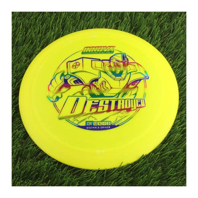 Innova DX Destroyer with Burst Logo Stock Stamp - 175g - Solid Yellow