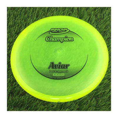 Innova Champion Aviar Putter with Circle Fade Stock Stamp - 175g - Translucent Yellow