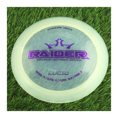 Dynamic Discs Lucid Raider - 173g - Translucent Off White