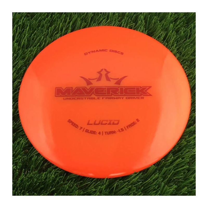 Dynamic Discs Lucid Maverick - 172g - Translucent Orange
