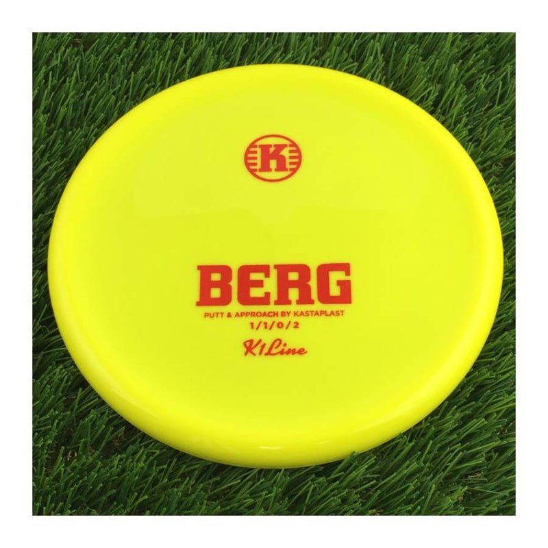 Kastaplast K1 Berg - 173g - Solid Yellow