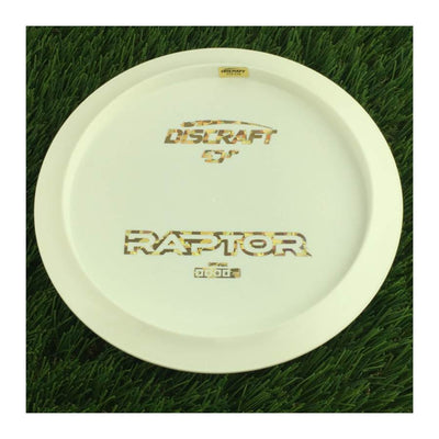 Discraft ESP Raptor with Dye Line Blank Top Bottom Stamp - 174g - Solid White