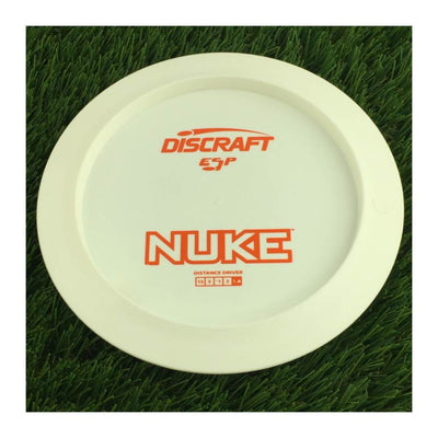 Discraft ESP Nuke with Dye Line Blank Top Bottom Stamp - 174g - Solid White