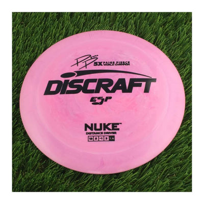 Discraft ESP Nuke with PP 29190 5X Paige Pierce World Champion Stamp - 173g - Solid Pink
