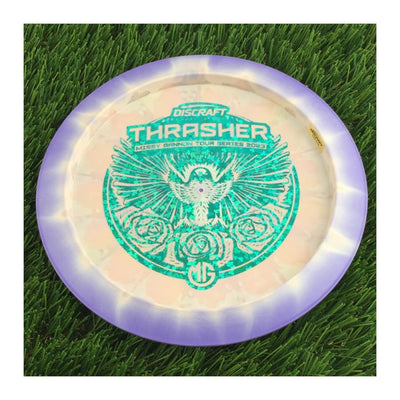 Discraft ESP Swirl Thrasher with Missy Gannon Tour Series 2023 Stamp - 173g - Solid Purple
