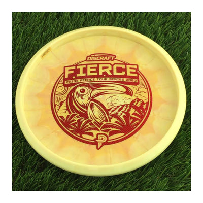 Discraft ESP Swirl Fierce with Paige Pierce Tour Series 2023 Stamp - 173g - Solid Off Yellow