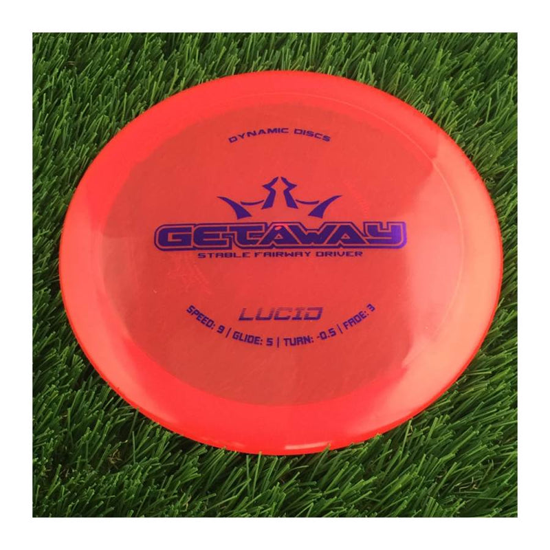 Dynamic Discs Lucid Getaway - 173g - Translucent Red