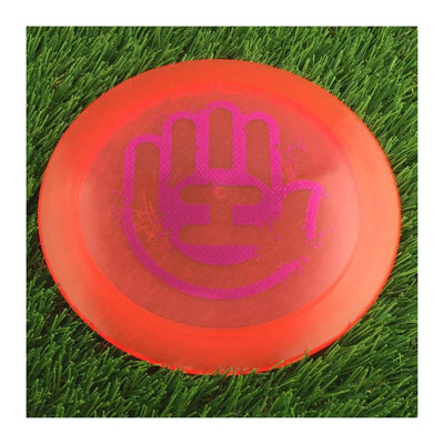 Dynamic Discs Lucid Defender with Handeye Breakaway Stamp - 172g - Translucent Red