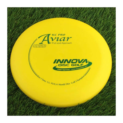 Innova Pro KC Aviar with Ken Climo 12x PDGA World Disc Golf Champion Stamp - 169g - Solid Yellow