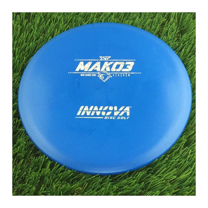 Innova XT Mako3 with Burst Logo Stock Stamp - 152g - Solid Blue