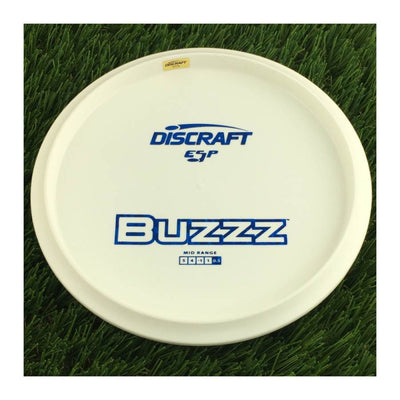 Discraft ESP Buzzz with Dye Line Blank Top Bottom Stamp - 177g - Solid White