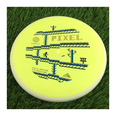 MVP Electron Firm Pixel with SimonLine Special Edition - 8-bit Disc Golf Stamp - 174g - Solid Yellow