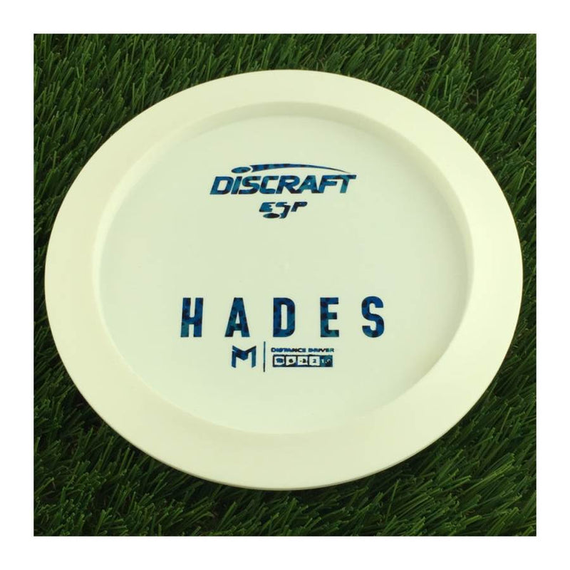Discraft ESP Hades with Dye Line Blank Top Bottom Stamp - 172g - Solid White