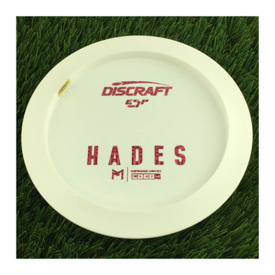 Discraft ESP Hades with Dye Line Blank Top Bottom Stamp - 172g - Solid White