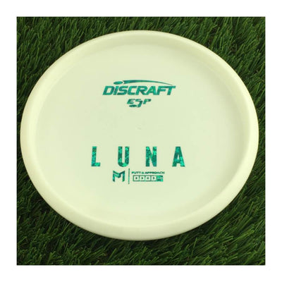 Discraft ESP Luna with Dye Line Blank Top Bottom Stamp - 174g - Solid White