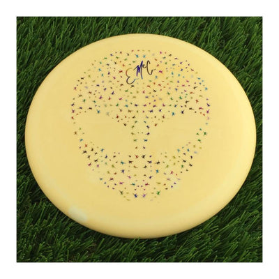 Dynamic Discs Classic Blend Moonshine Glow EMAC Judge with Emac Signature UFO Head Stamp - 175g - Solid Light Orange