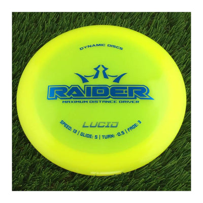 Dynamic Discs Lucid Raider - 170g - Translucent Yellow