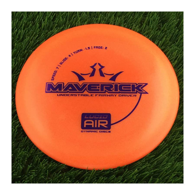 Dynamic Discs Lucid Air Maverick - 163g - Translucent Orange