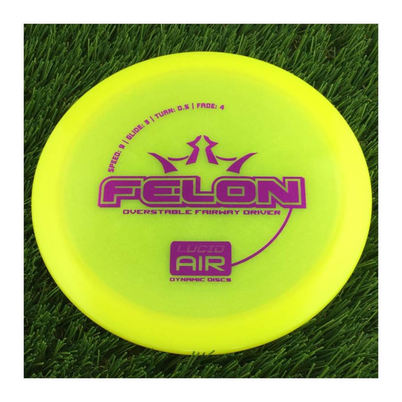 Dynamic Discs Lucid Air Felon - 157g - Translucent Yellow