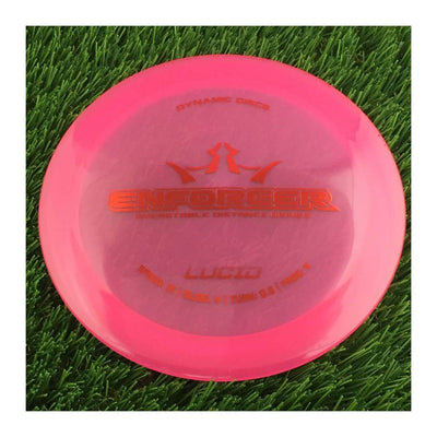 Dynamic Discs Lucid Enforcer - 172g - Translucent Pink