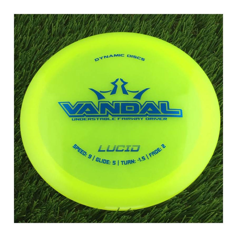 Dynamic Discs Lucid Vandal - 173g - Translucent Yellow