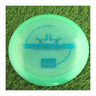 Dynamic Discs Lucid Air Trespass - 158g - Translucent Teal Green