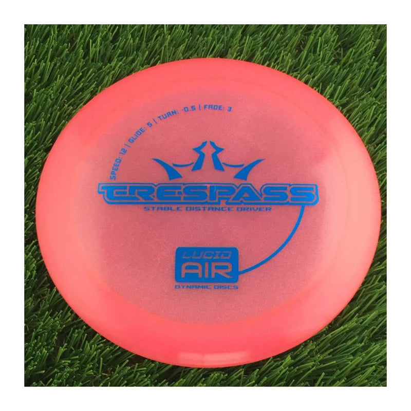 Dynamic Discs Lucid Air Trespass - 158g - Translucent Pink