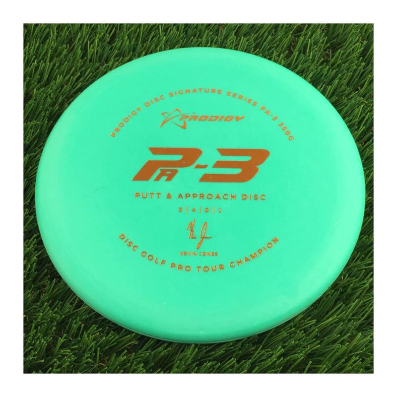 Prodigy 350G PA-3 with 2022 Signature Series Kevin Jones - Disc Golf Pro Tour Champion Stamp - 174g - Solid Green