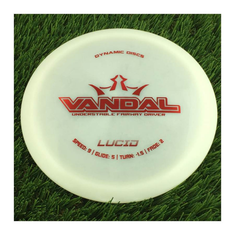 Dynamic Discs Lucid Vandal - 168g - Translucent White