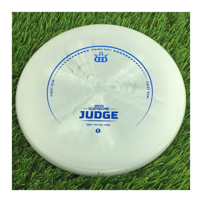 Dynamic Discs Classic Supreme Judge with First Run Stamp - 176g - Solid Grey
