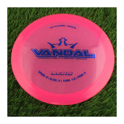 Dynamic Discs Lucid Vandal - 168g - Translucent Pink
