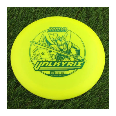 Innova DX Valkyrie with Burst Logo Stock Stamp - 145g - Solid Yellow