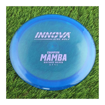 Innova Champion Mamba with Burst Logo Stock Stamp - 158g - Translucent Blue