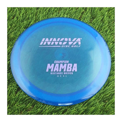 Innova Champion Mamba with Burst Logo Stock Stamp - 157g - Translucent Blue