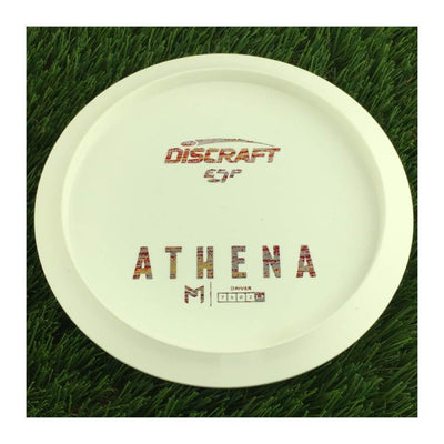 Discraft ESP Athena with Dye Line Blank Top Bottom Stamp - 172g - Solid White